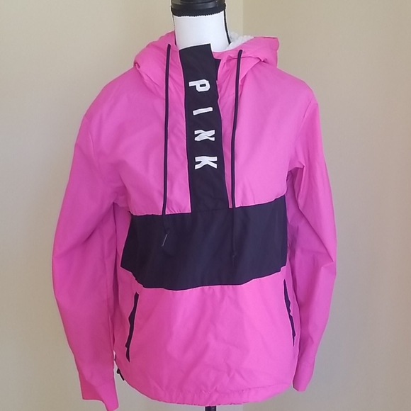 PINK Victoria's Secret Jackets & Blazers - 🎉HOST PICK🎉VS PINK hooded anorak